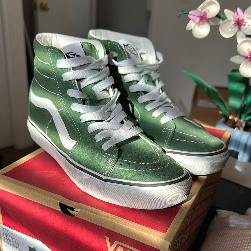 Womens Green High-Top Vans